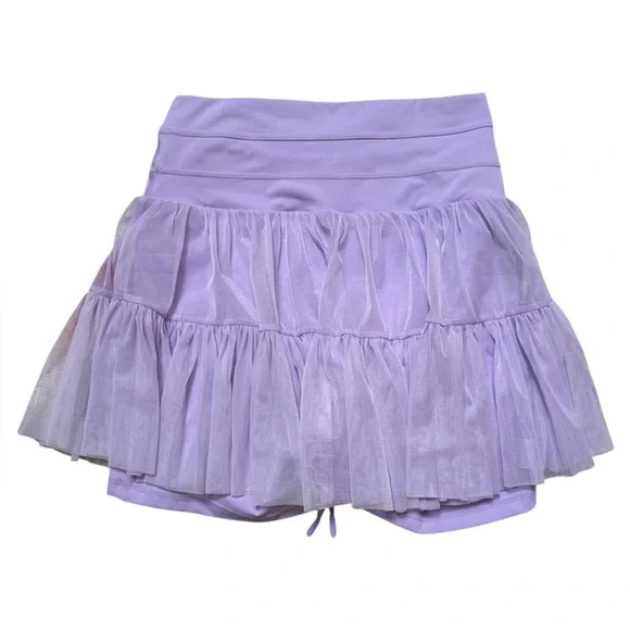 POPFLEX Lilac Ruffled Mini Skirt - Picture 6 of 7